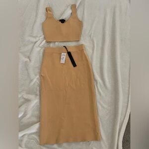 House of Harlow 1960 Camel Pencil Skirt